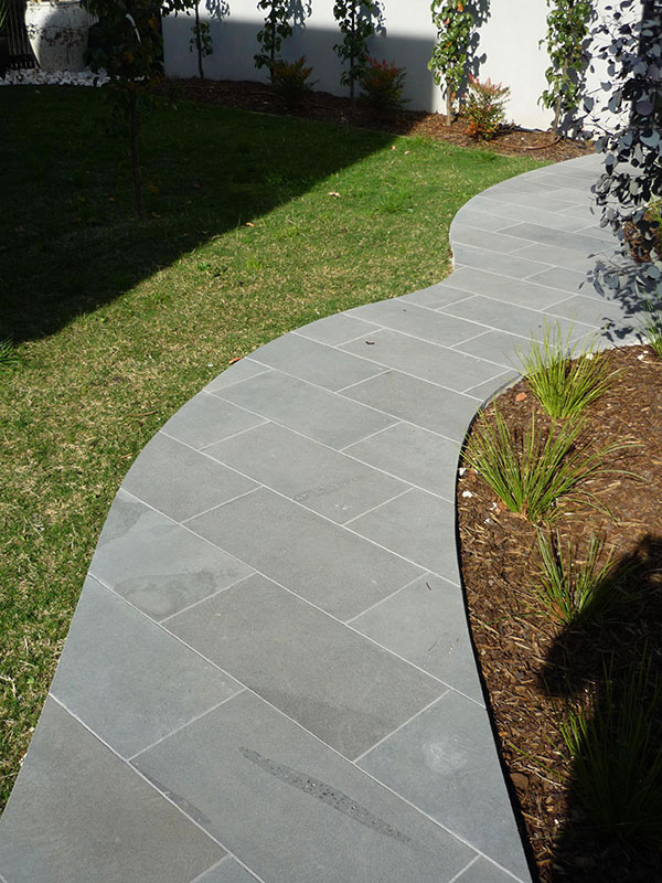  Bluestone Sawn Paver Footpath