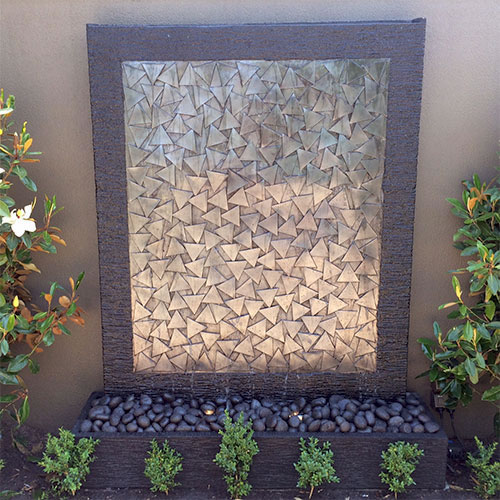 Water Wall – Black Abstract