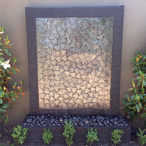 Water Wall – Black Abstract