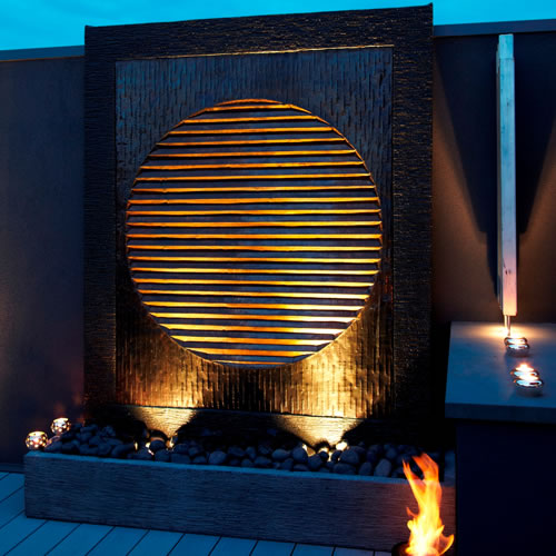 Water Wall – Sunset