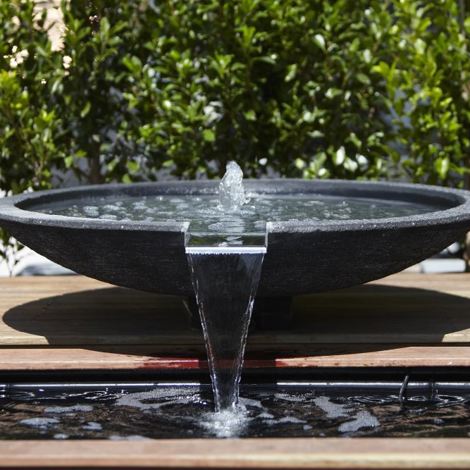 1m Shallow Bowl with Shute 15x15x3cm 