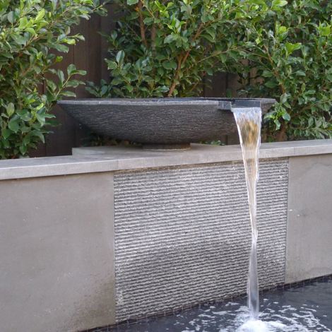 1m Shallow Bowl with Shute 15x15x3cm 