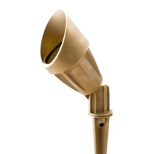 Aqualux Garden Spike Light Antique Brass